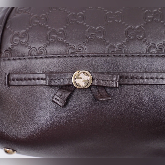 AV56❤️ GUCCI Guccissima Mayfair Top Handle Satchel - Picture 2 of 15